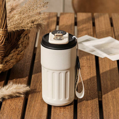 Smart Digital Thermal Bottle – 450ml Stainless Steel Insulated Flask for Hot & Cold Drinks - All Inclusive Family Treasures