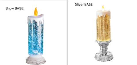 Enchanting Color-Changing LED Glitter Candle – Rechargeable & Waterproof Home Decor - All Inclusive Family Treasures