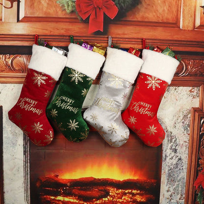 Christmas Decorative Stockings with Embroidery for Candy and Gifts - All Inclusive Family Treasures