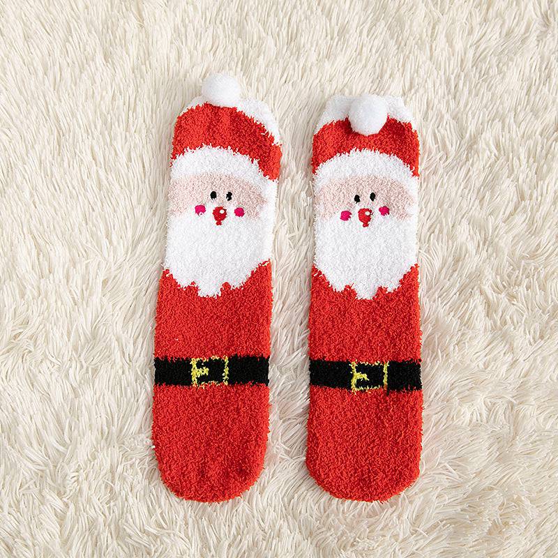 Adorable Christmas Fleece Socks for Kids – Cozy Santa, Snowman & Reindeer Designs! - All Inclusive Family Treasures