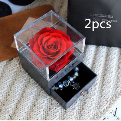 Eternal Rose Jewelry Box – A Timeless Gift of Love and Elegance - All Inclusive Family Treasures