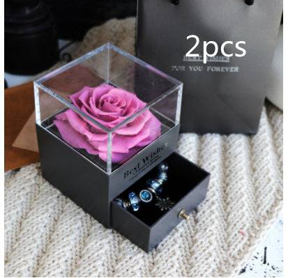 Eternal Rose Jewelry Box – A Timeless Gift of Love and Elegance - All Inclusive Family Treasures