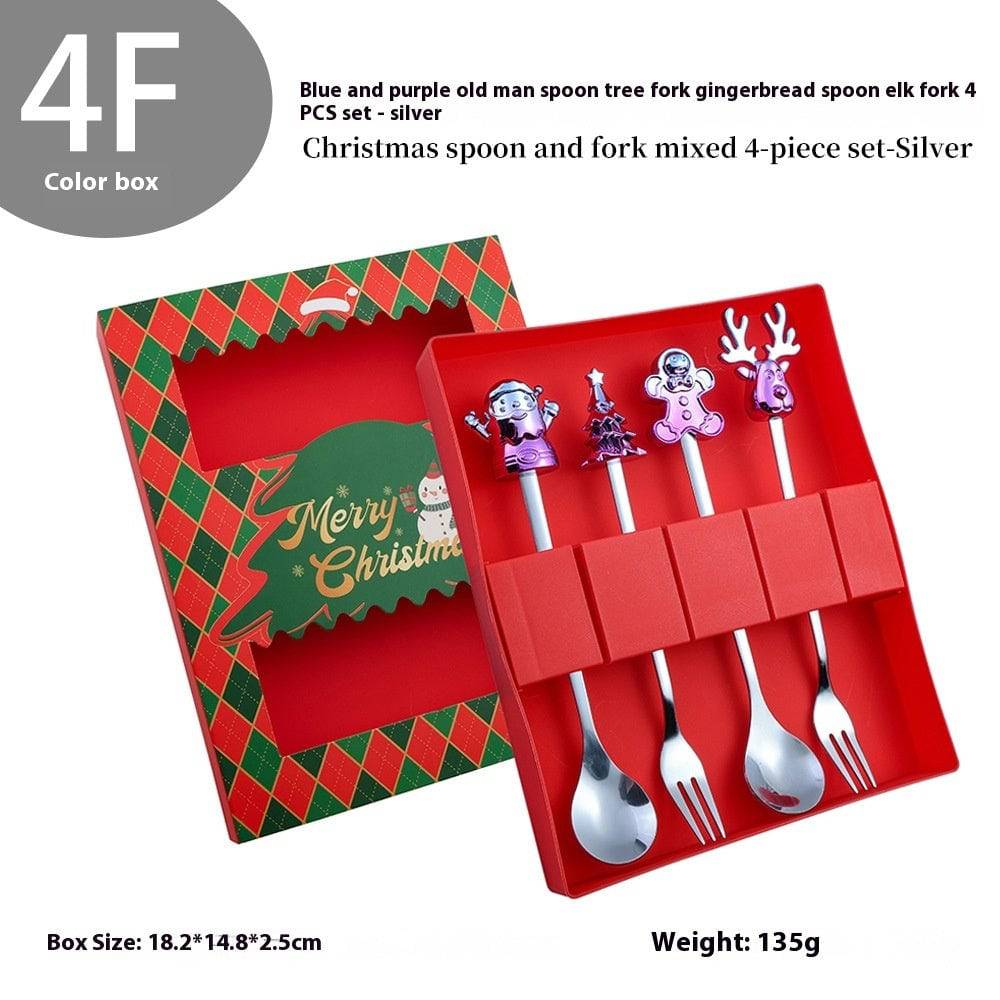 Christmas Spoon Kit - Whimsical Holiday Dining Essentials - All Inclusive Family Treasures