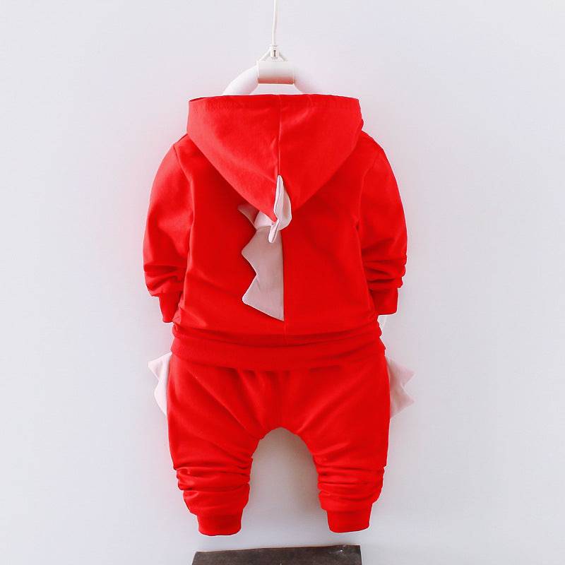 Dino Delight: Boys’ Cotton Hoodie & Jogger Set - All Inclusive Family Treasures