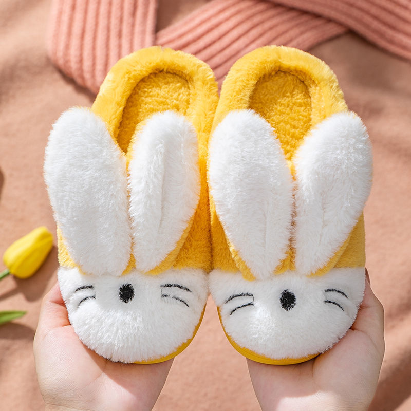 Snuggly Bunny Cotton Slippers – Cozy Comfort for Little Feet - All Inclusive Family Treasures