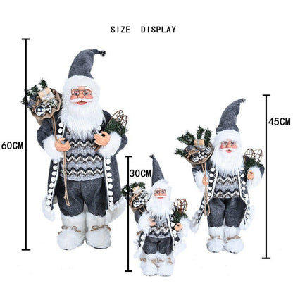 Charming Nordic Santa Claus Ornaments – Festive Winter Wonderland Decor - All Inclusive Family Treasures