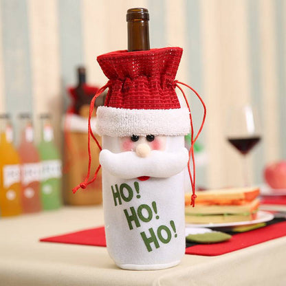 Festive Christmas Wine Bottle Covers – Adorable Holiday Bottle Bags for Perfect Gift Wrapping - All Inclusive Family Treasures