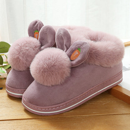 Hop Into Cozy Comfort with Bunny Plush Slippers! - All Inclusive Family Treasures