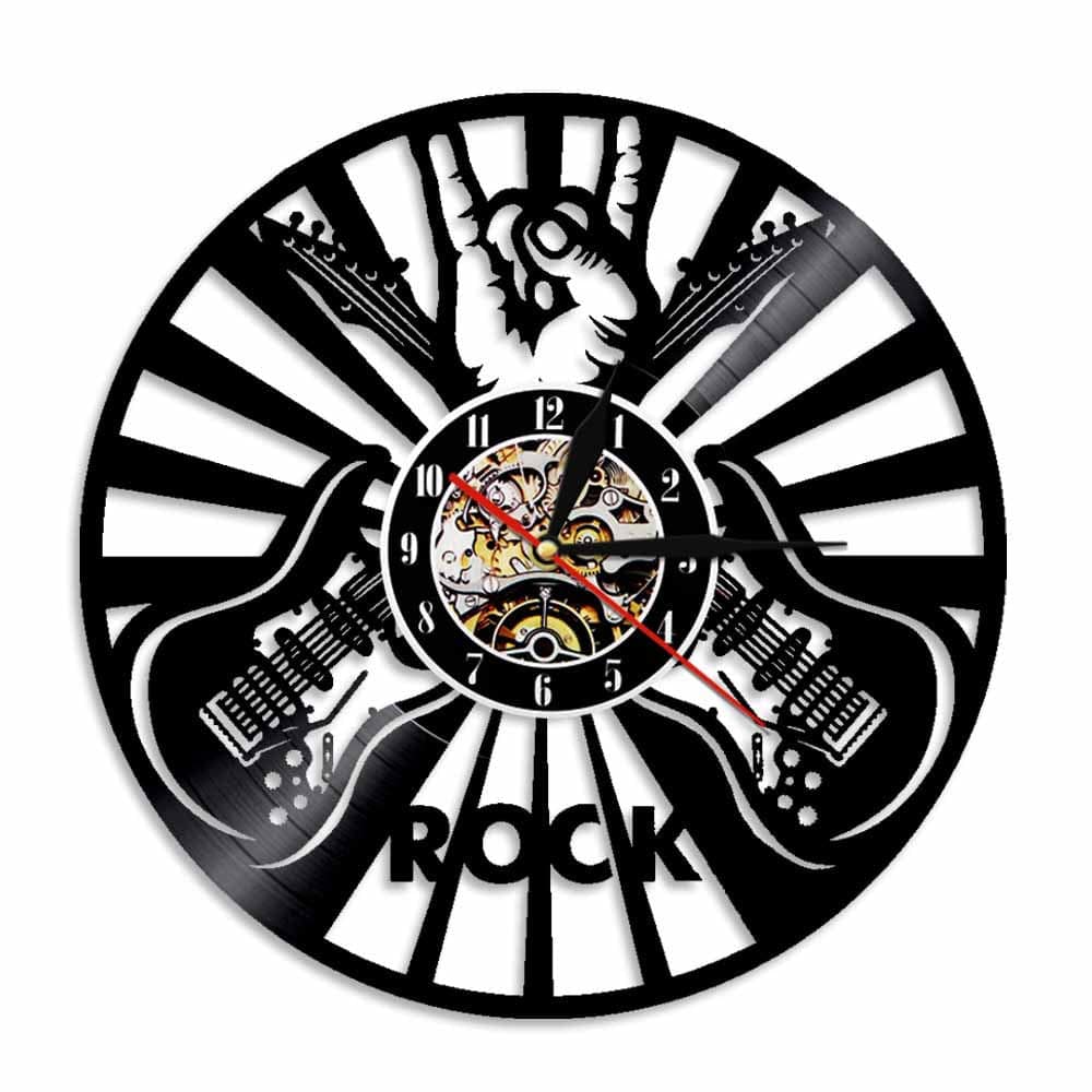 Rock 'n' Roll Vinyl Wall Clock - All Inclusive Family Treasures