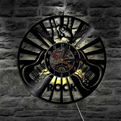 Rock 'n' Roll Vinyl Wall Clock - All Inclusive Family Treasures