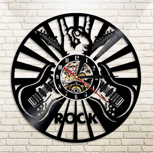 Rock 'n' Roll Vinyl Wall Clock - All Inclusive Family Treasures