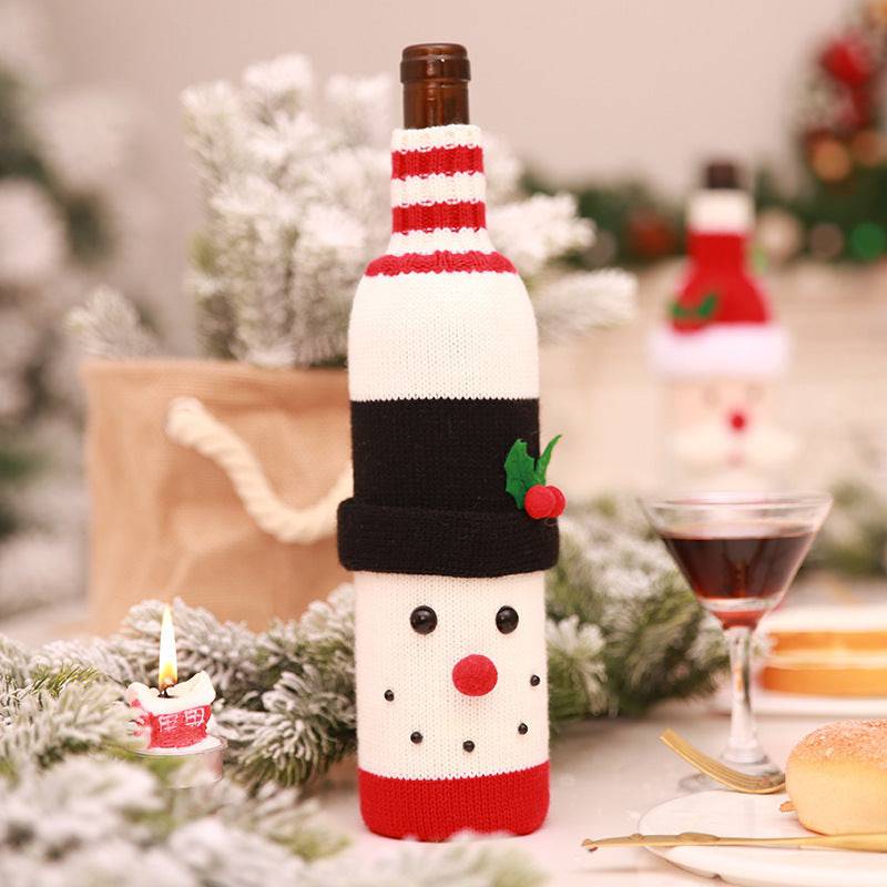 Festive Christmas Wine Bottle Covers – Adorable Holiday Bottle Bags for Perfect Gift Wrapping - All Inclusive Family Treasures