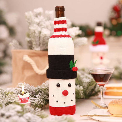 Festive Christmas Wine Bottle Covers – Adorable Holiday Bottle Bags for Perfect Gift Wrapping - All Inclusive Family Treasures