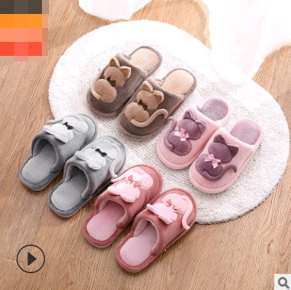 Cozy Cat Family Slippers – Parent & Child Matching Warmth