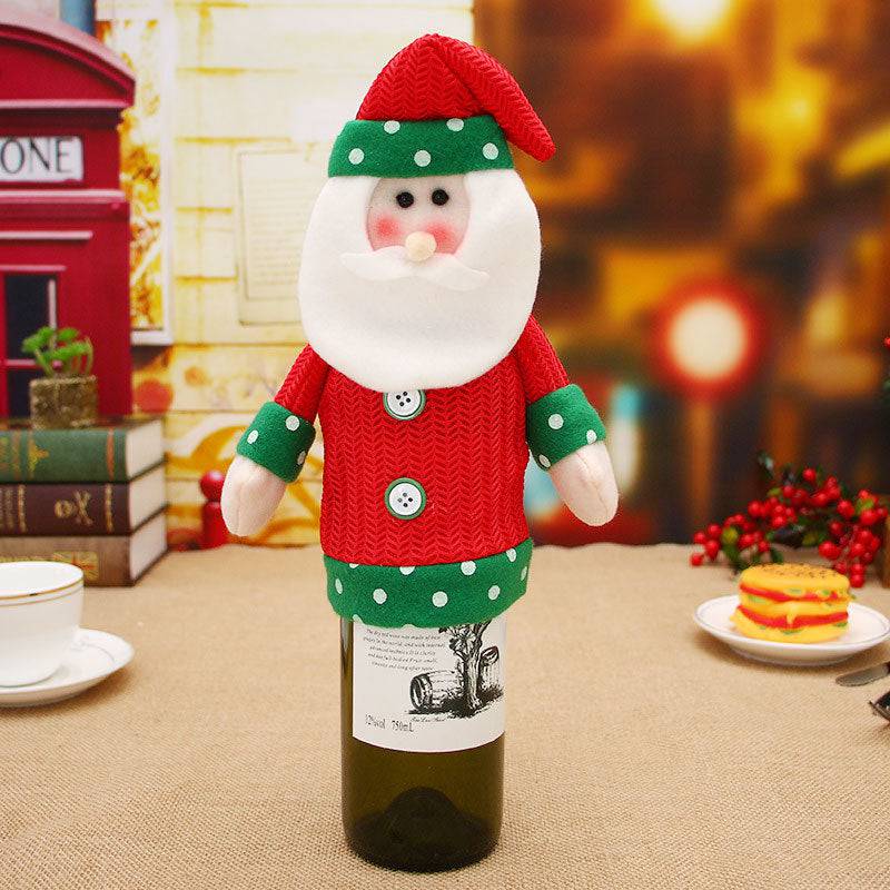 Festive Christmas Wine Bottle Covers – Adorable Holiday Bottle Bags for Perfect Gift Wrapping - All Inclusive Family Treasures