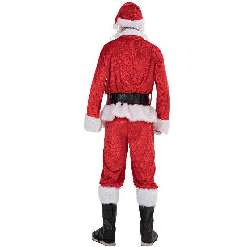 Deluxe Santa Claus Costume – Bring the Magic of Christmas to Life! - All Inclusive Family Treasures