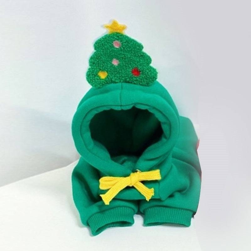 Adorable Christmas Pet Hoodie – Warm Santa & Tree Pullover for Cats & Dogs - All Inclusive Family Treasures