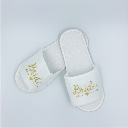 Say "I Do" to Comfort: Wedding Party Plush Slippers! - All Inclusive Family Treasures