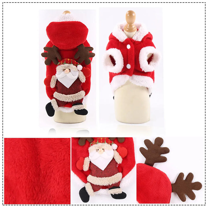 Festive Christmas Pet Outfit – Adorable Holiday Costume for Dogs and Cats!