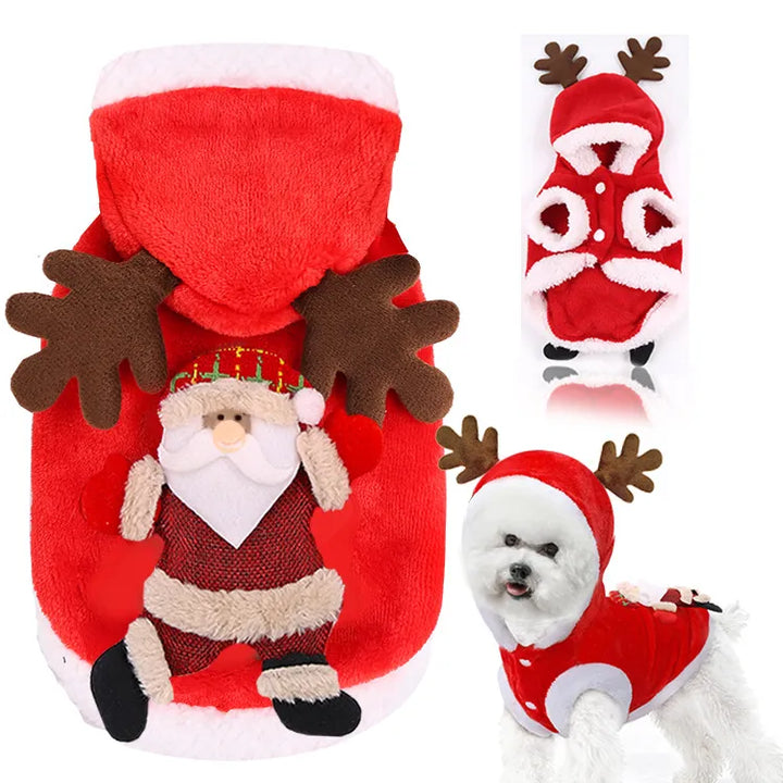 Festive Christmas Pet Outfit – Adorable Holiday Costume for Dogs and Cats!