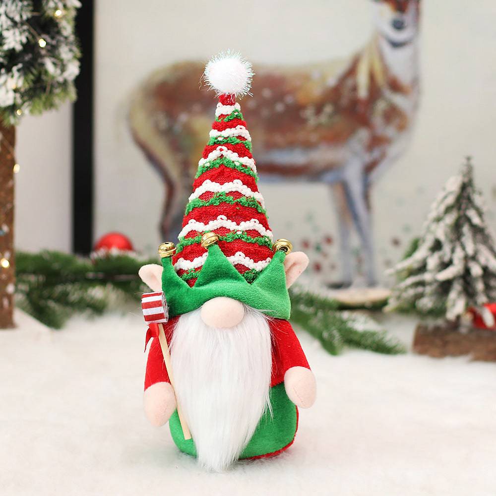 Enchanting Couple Elf Santa Claus Doll Ornaments – Christmas Décor Delight - All Inclusive Family Treasures