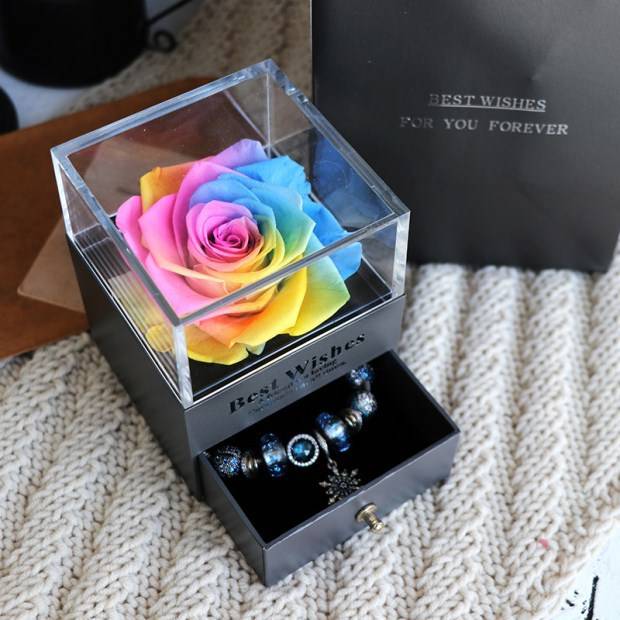 Eternal Rose Jewelry Box – A Timeless Gift of Love and Elegance - All Inclusive Family Treasures