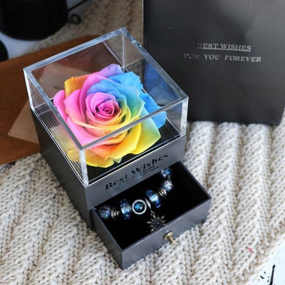 Eternal Rose Jewelry Box – A Timeless Gift of Love and Elegance - All Inclusive Family Treasures