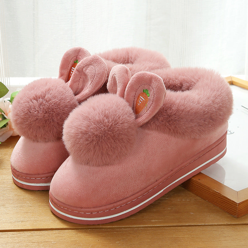 Hop Into Cozy Comfort with Bunny Plush Slippers! - All Inclusive Family Treasures