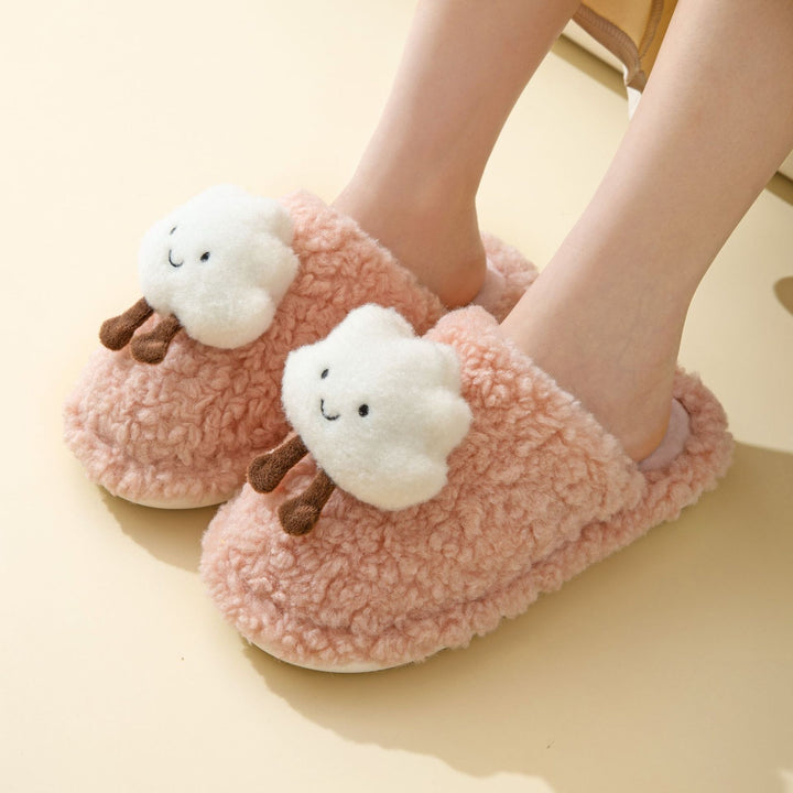 Cloudy Comfort Cartoon Plush Slippers - All Inclusive Family Treasures