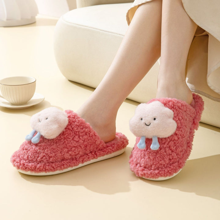 Cloudy Comfort Cartoon Plush Slippers - All Inclusive Family Treasures
