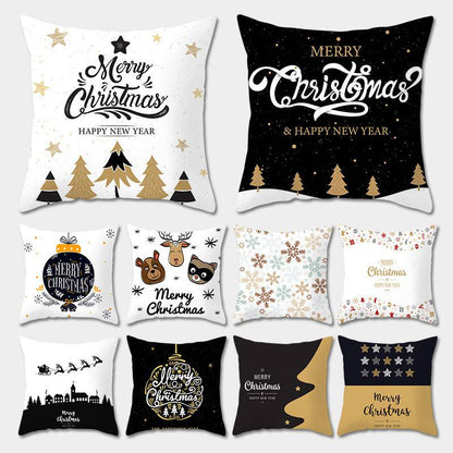 Festive Christmas Pillow Covers - Holiday Decorative Cushion Covers for Cozy Home Decor - All Inclusive Family Treasures