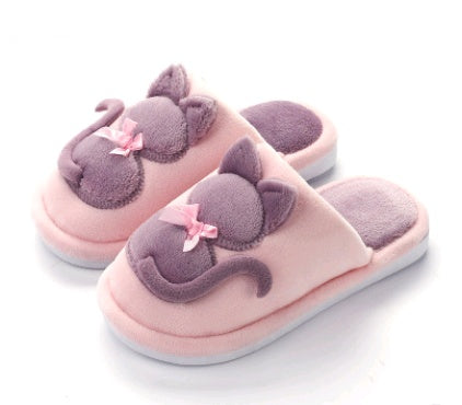 Cozy Cat Family Slippers – Parent & Child Matching Warmth