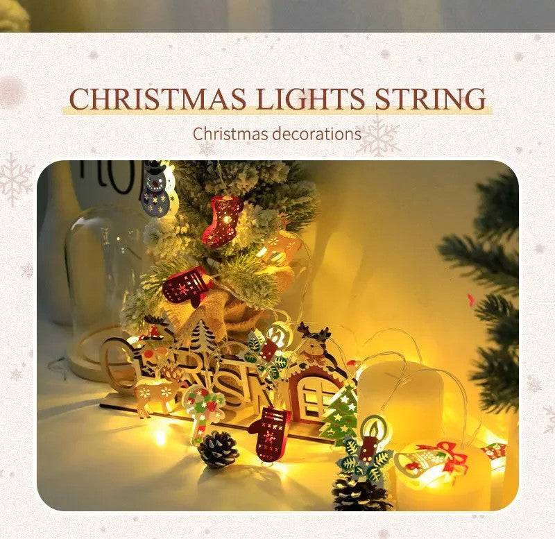 Christmas LED String Lights – Festive Santa, Snowman & Tree Ornament Lights for Holiday Décor! - All Inclusive Family Treasures