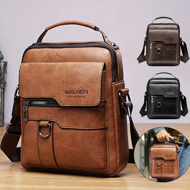 Classic Urban Crossbody: The Everyday Gentleman’s Leather Bag