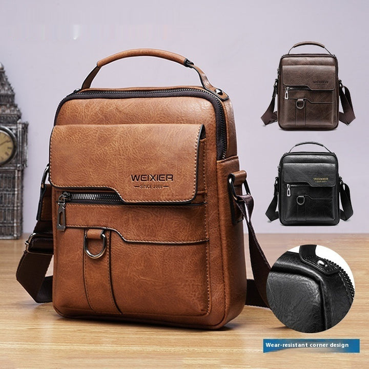 Classic Urban Crossbody: The Everyday Gentleman’s Leather Bag