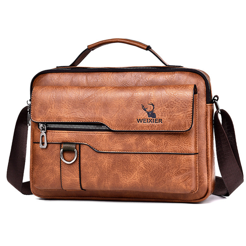 Classic Urban Crossbody: The Everyday Gentleman’s Leather Bag