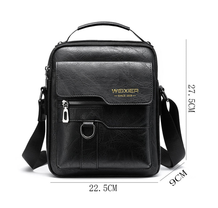 Classic Urban Crossbody: The Everyday Gentleman’s Leather Bag