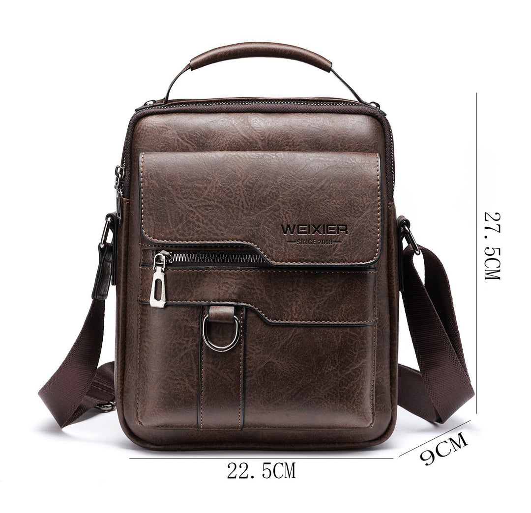 Classic Urban Crossbody: The Everyday Gentleman’s Leather Bag