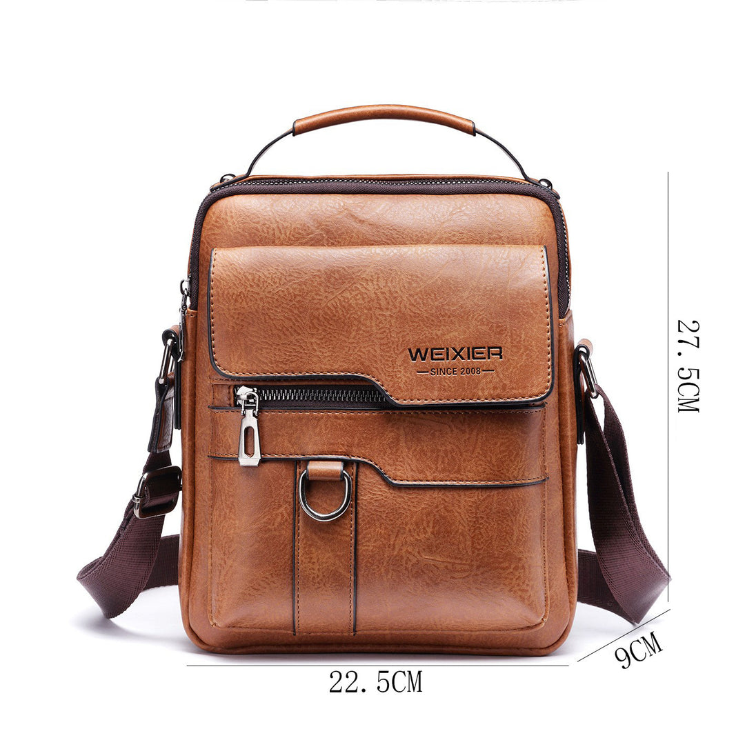 Classic Urban Crossbody: The Everyday Gentleman’s Leather Bag