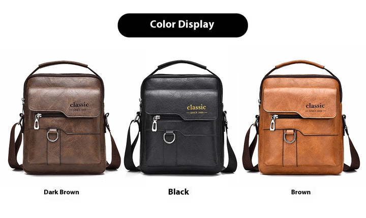 Classic Urban Crossbody: The Everyday Gentleman’s Leather Bag