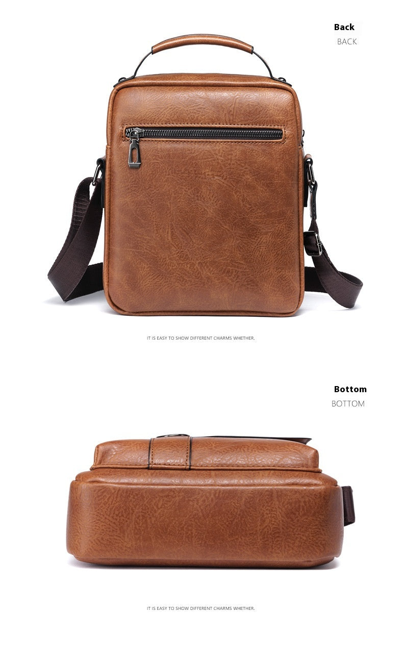 Classic Urban Crossbody: The Everyday Gentleman’s Leather Bag