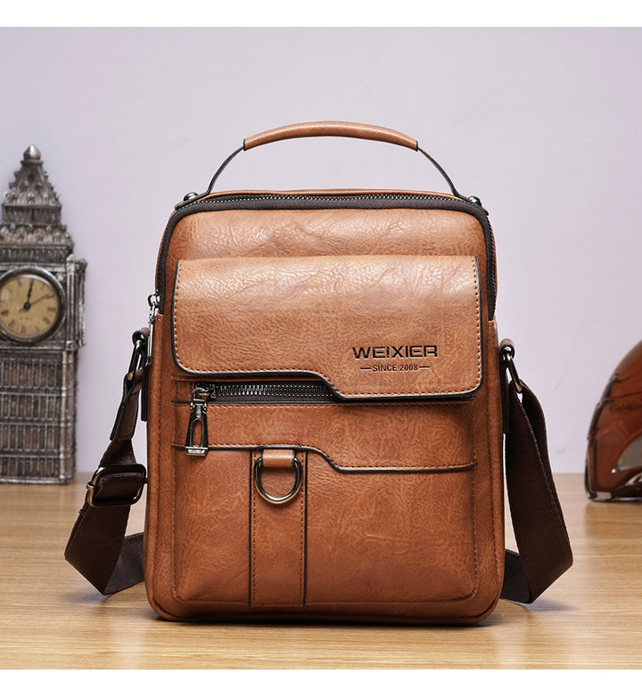 Classic Urban Crossbody: The Everyday Gentleman’s Leather Bag