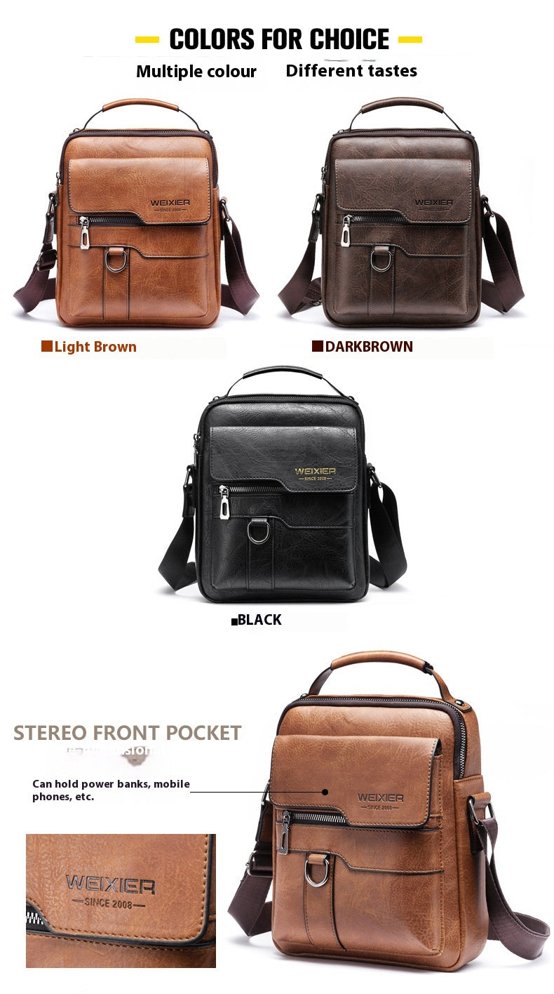 Classic Urban Crossbody: The Everyday Gentleman’s Leather Bag
