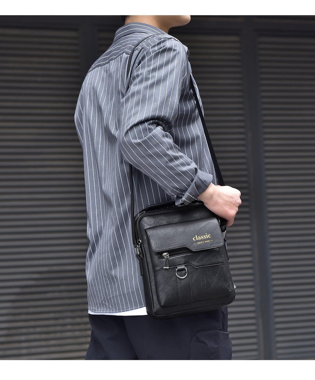 Classic Urban Crossbody: The Everyday Gentleman’s Leather Bag