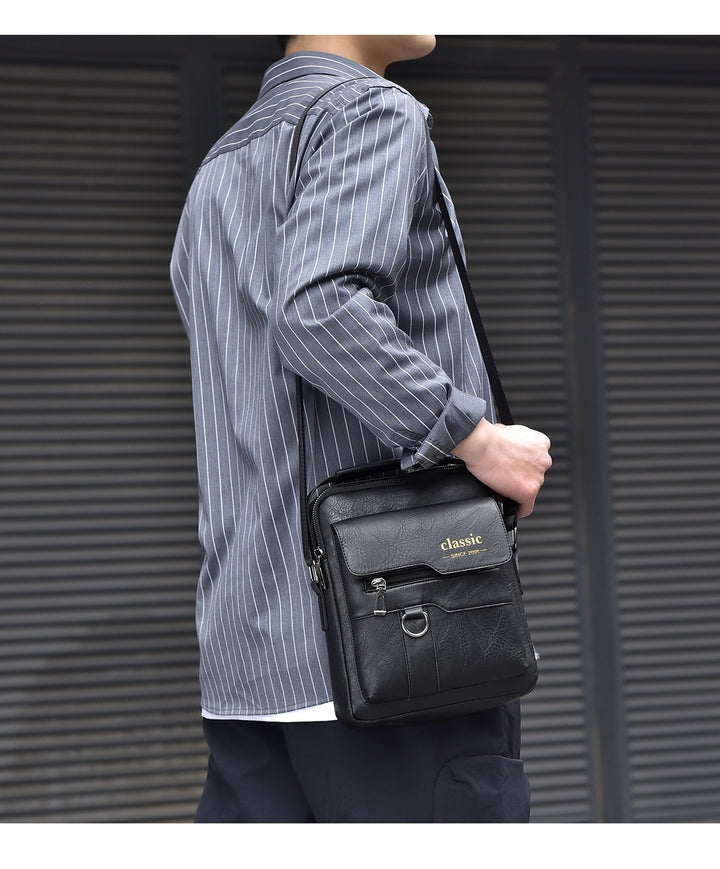 Classic Urban Crossbody: The Everyday Gentleman’s Leather Bag