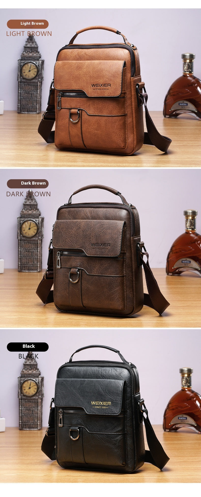 Classic Urban Crossbody: The Everyday Gentleman’s Leather Bag