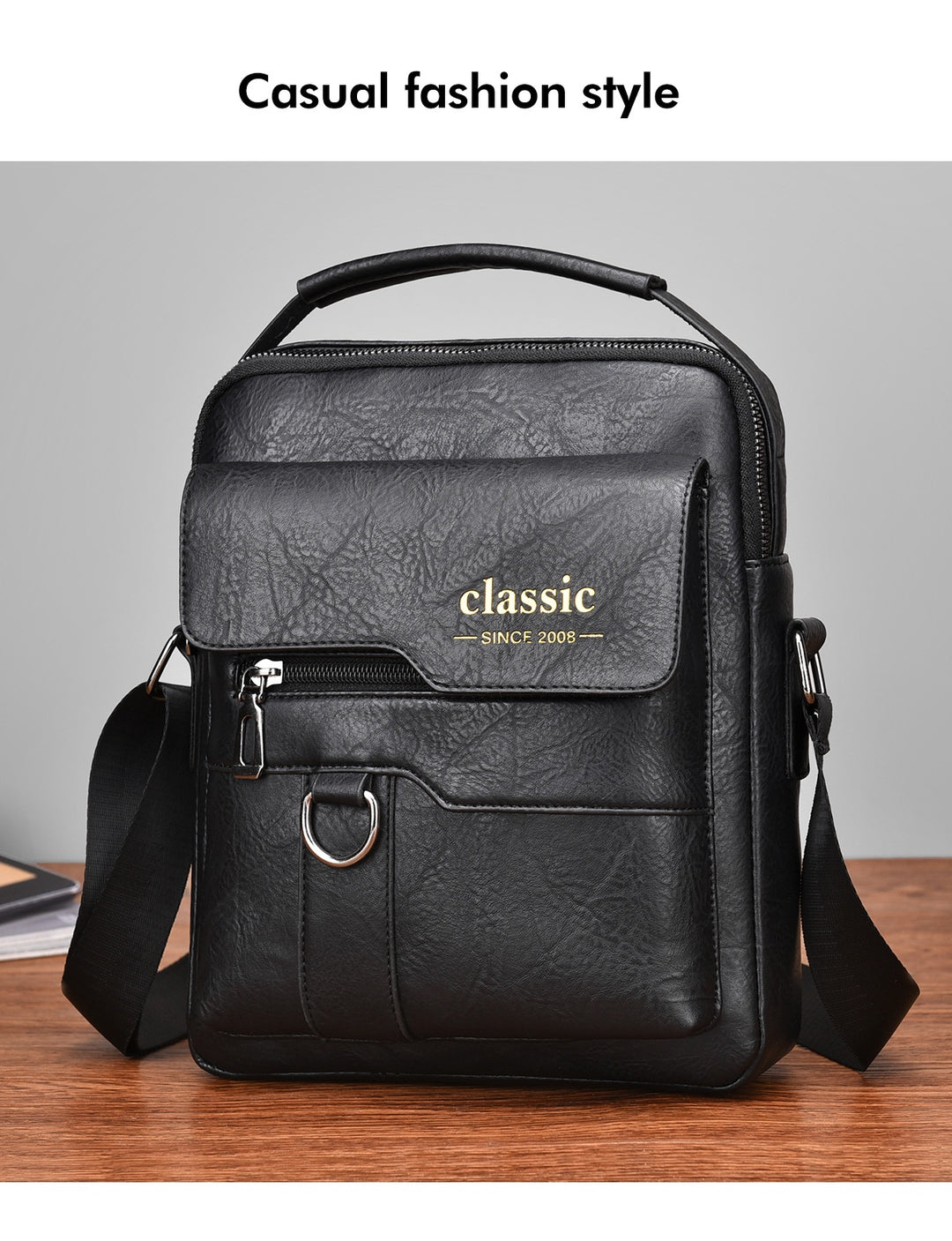 Classic Urban Crossbody: The Everyday Gentleman’s Leather Bag