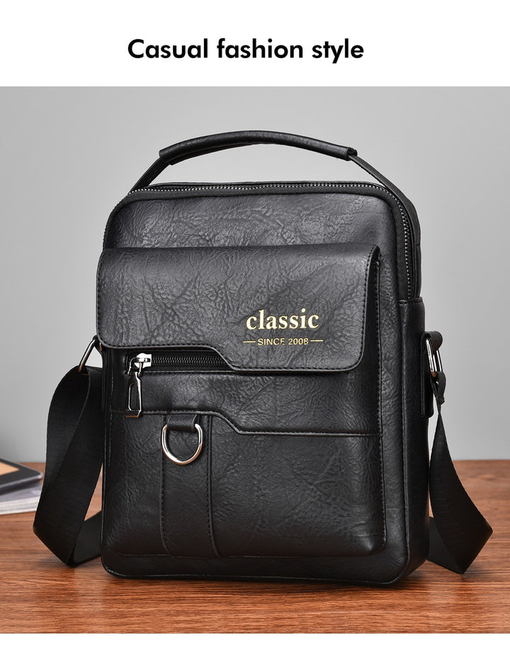 Classic Urban Crossbody: The Everyday Gentleman’s Leather Bag