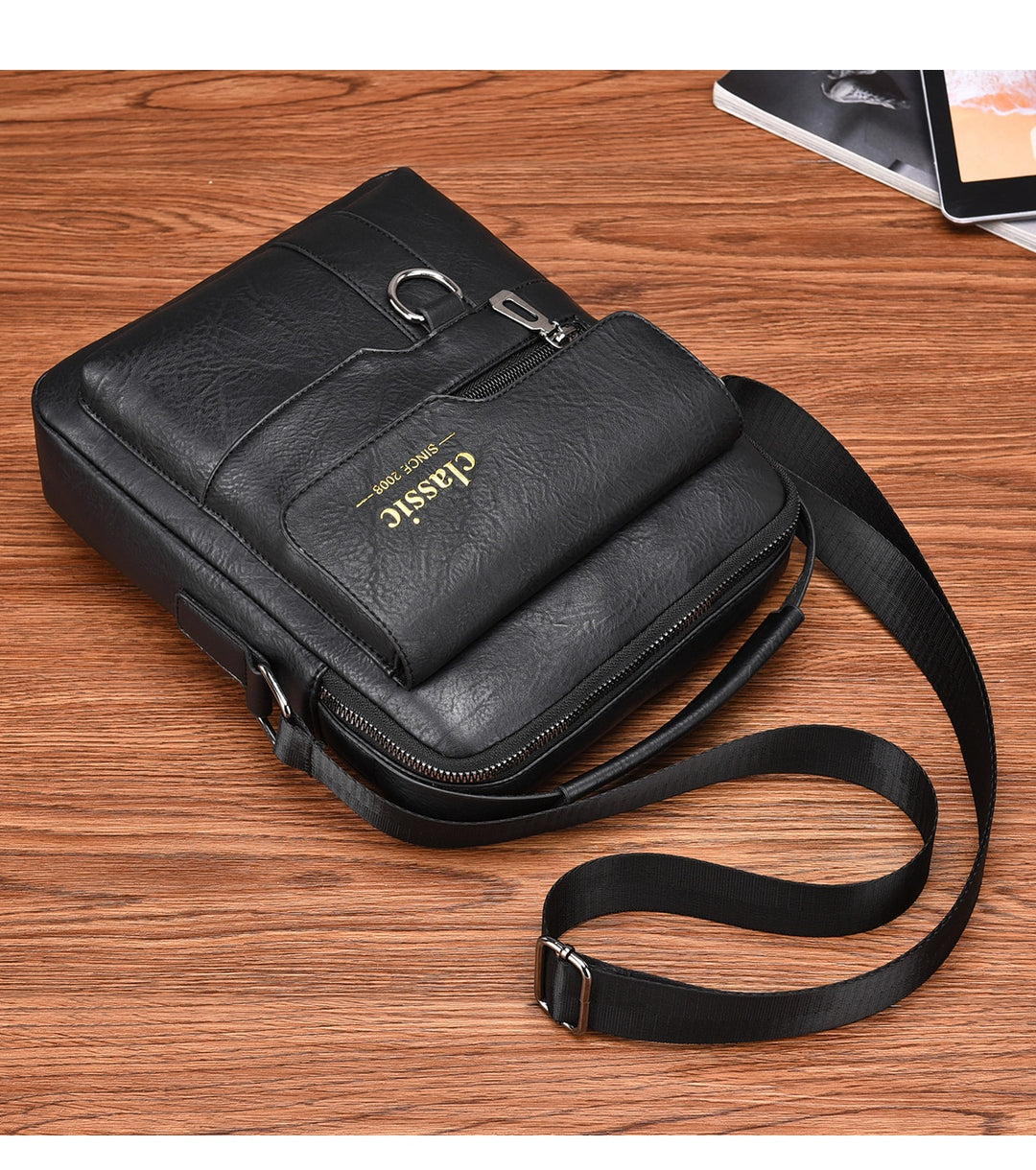 Classic Urban Crossbody: The Everyday Gentleman’s Leather Bag