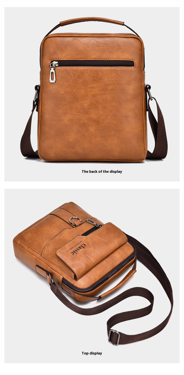 Classic Urban Crossbody: The Everyday Gentleman’s Leather Bag